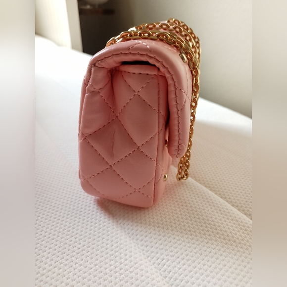 ZOMI GEMS Classic Quilted Stud Flap Mini Handbag - Picture 3 of 6